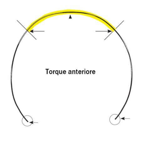 NICHEL TITANIO SUPER-ELASTICO PRE-TORQUE CURVA-SPEE